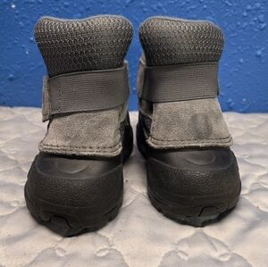 SB3 The North Face Alpenglow II Winter Boot Baby Toddler Zinc Gray Black Size 5